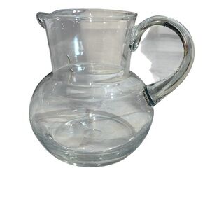 Stylish Clear Glass Jug $23